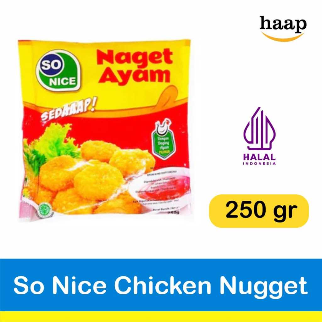 

So Nice Nugget Ayam 250 Gram