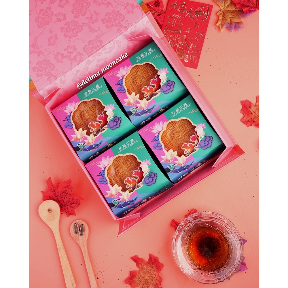 

Delima Mooncake / Jumbo Lux / Kue Bulan Delima Isi 4