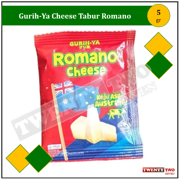 

[doz]|6X Gurih-Ya Cheese Romano 5 gr