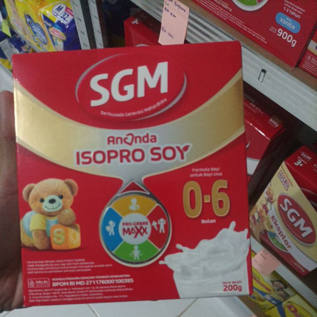 SGM Ananda Isopro Soy 0-6 bulan 200gr