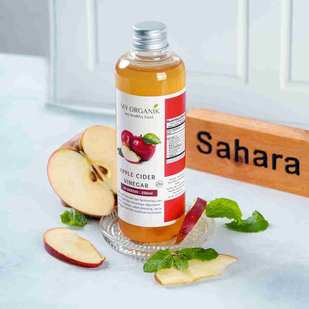 

My Organik Cuka Apel Original Apple cider vinegar Minuman diet dan Kesehatan