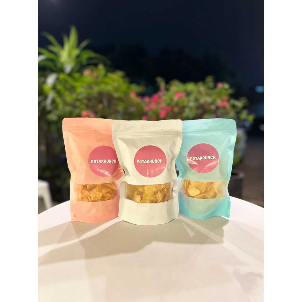 

Keripik kentang Potakrunch kriuk crunchy renyah enak
