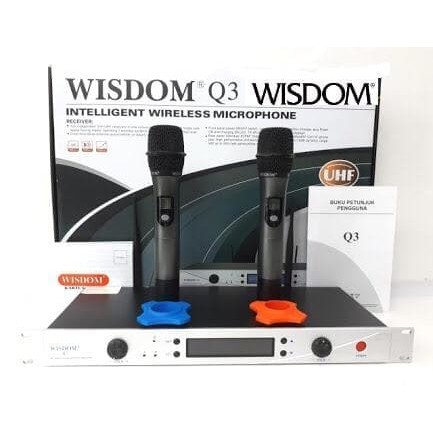 Mic Wireless Wisdom Q3 Bisa Ganti Frequensy Uhf