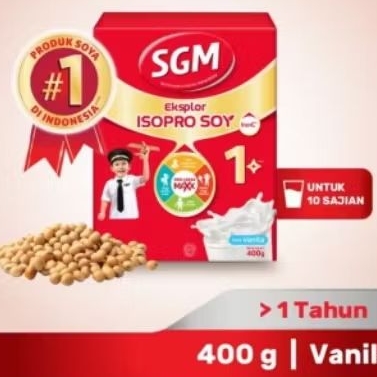 SGM EKSPLOR ISOPRO SOYA 1+ VANILLA|MADU 400GRAM