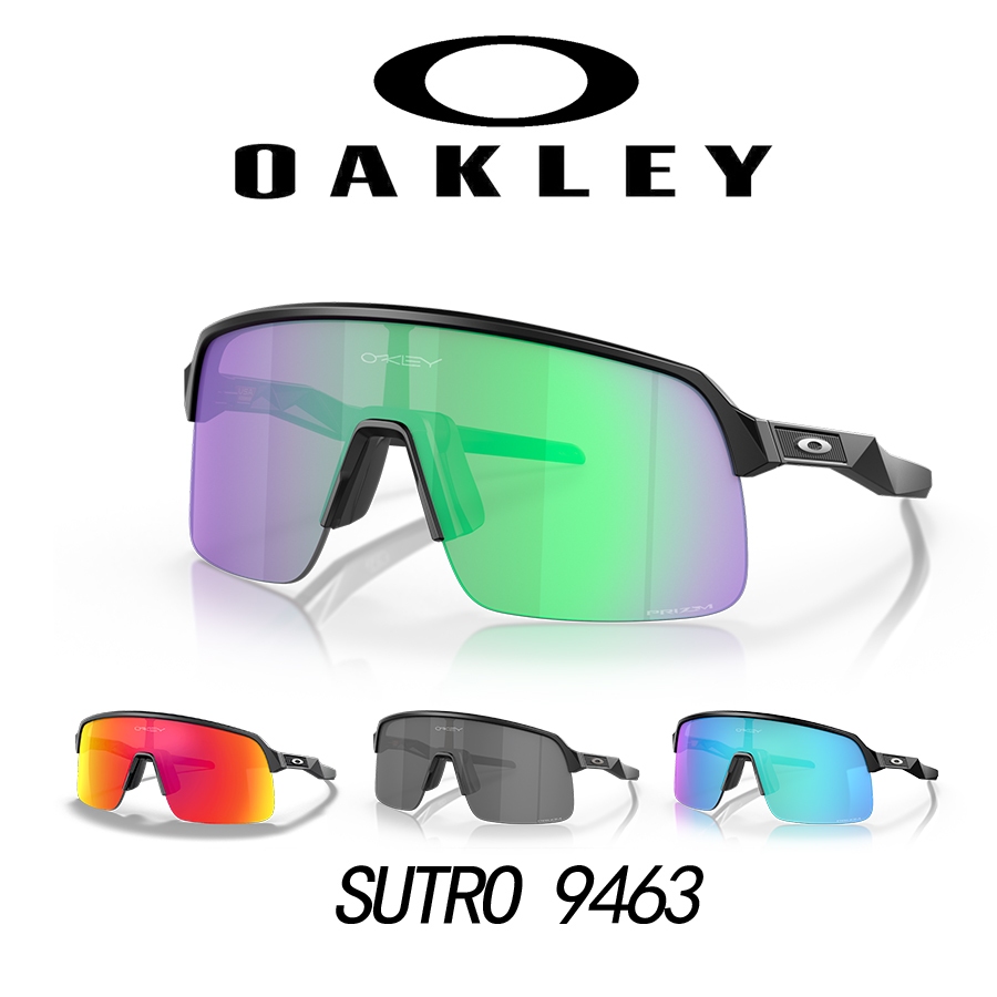 【100% Original】Kacamata Hitam Oakley Sutro OO9463/OO9406 Prizm large Sunglasses Black Wanita Pria