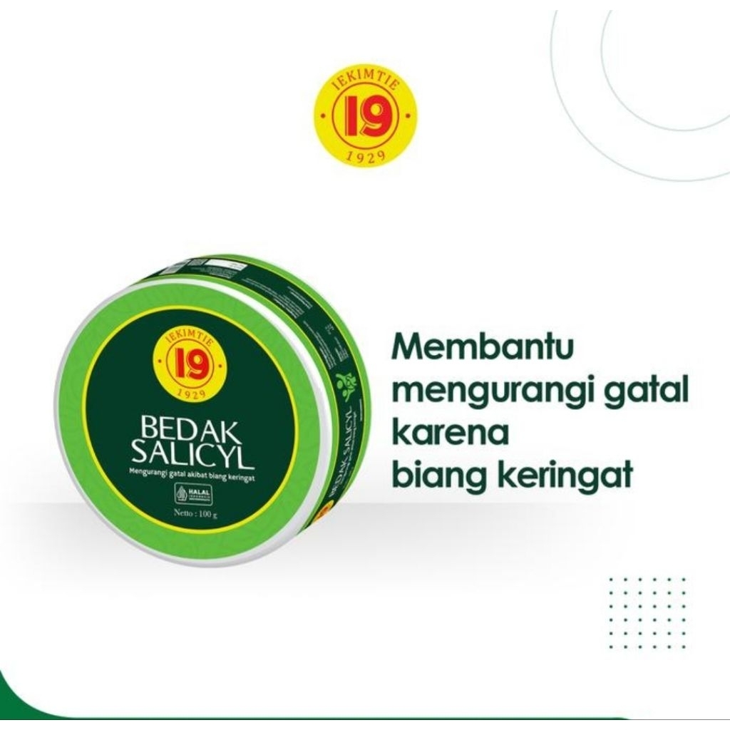 Bedak Salicyl 19 100gr / Bedak Gatal Dan Bedak Biang Keringat