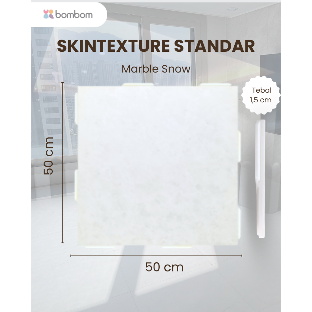 Bombom Mat Skintexture standard 50 X 50 X 1,5 CM Matras Puzzle Premium  berbahan skintexture Standar