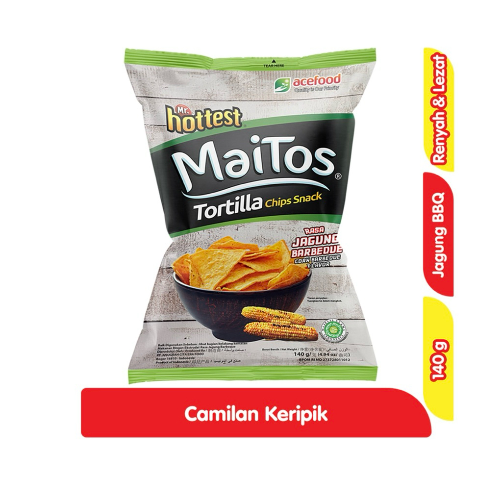 

Maitos Tortila Balado & Barbeque 140 gram