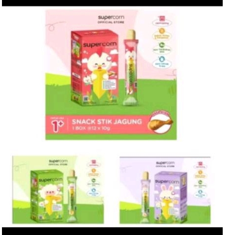 

Snack Super Corn Stik Jagung 1box isi 12x10g