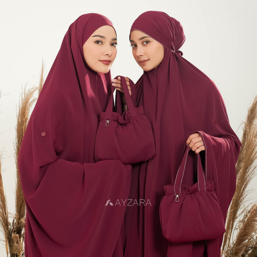 AYZARA - Mukena Dewasa Azzaira Korean Silk Tawaf Series