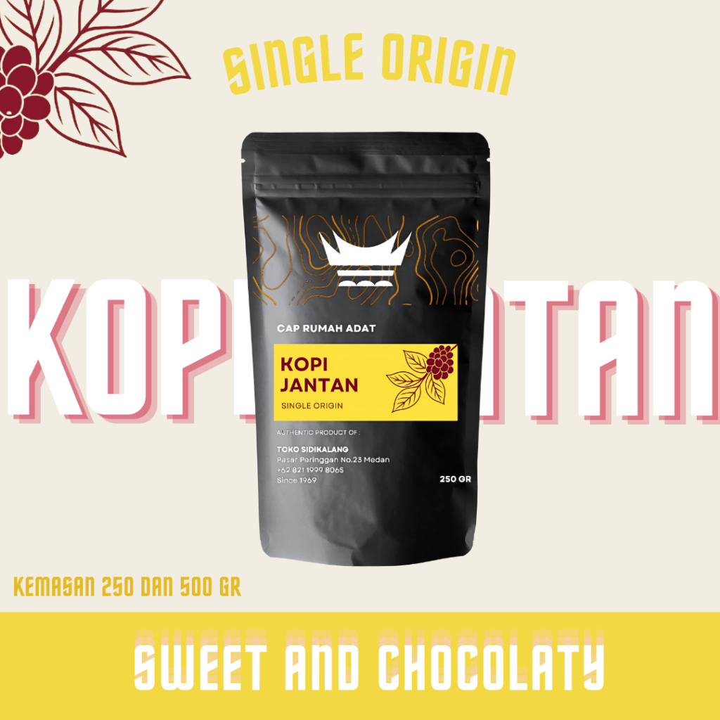 

Arabica Jantan Grade 1 Cap Rumah Adat 250 Gram
