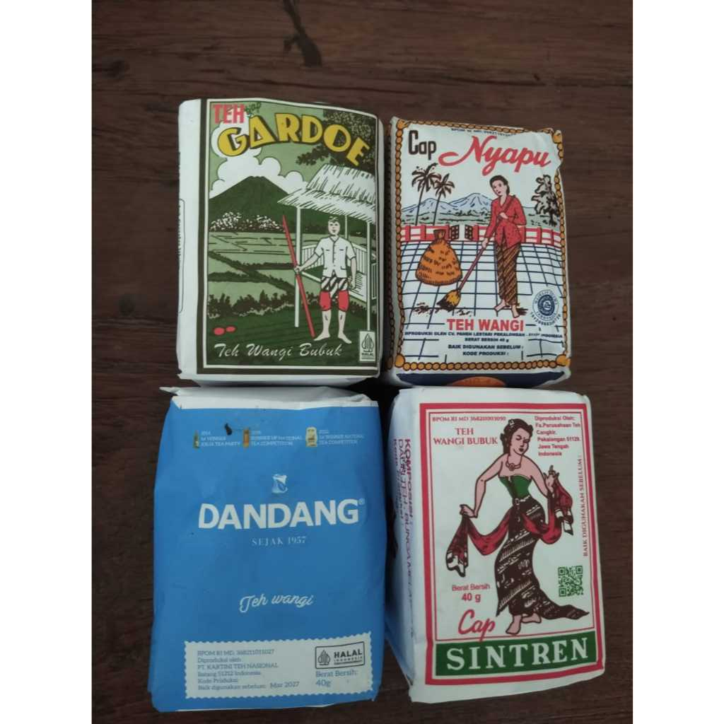 

Teh Khas Angkringan Solo Edisi 4 Macam (Cap Sintren, Cap Nyapu, Cap Dandang, Cap Gardoe)