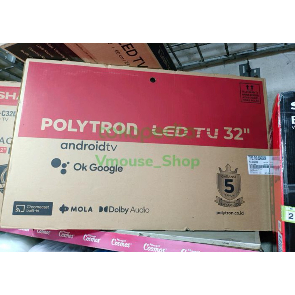 POLYTRON TV LED ANDROID 32AG9059 - TV POLYTRON ANDROID 32 INCH DIGITAL - POLYTRON TV ANDROID 32 INCH
