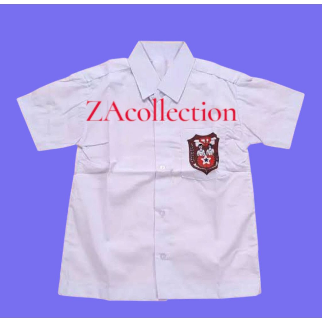 

Seragam sekolah baju SD lengan pendek katun (tc)