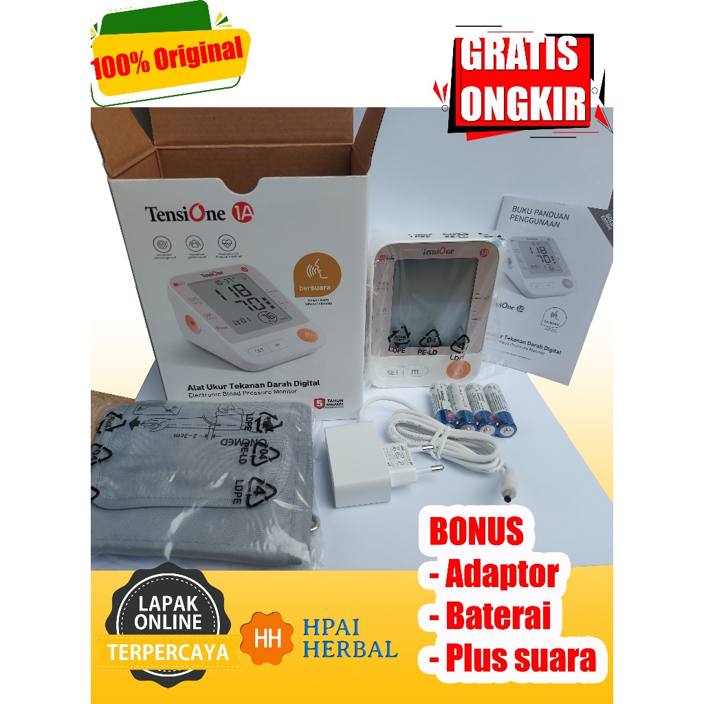 TENSIMETER DIGITAL DENGAN SUARA TENSIONE 1A ONEMED / TENSIMETER DIGITAL ONEMED