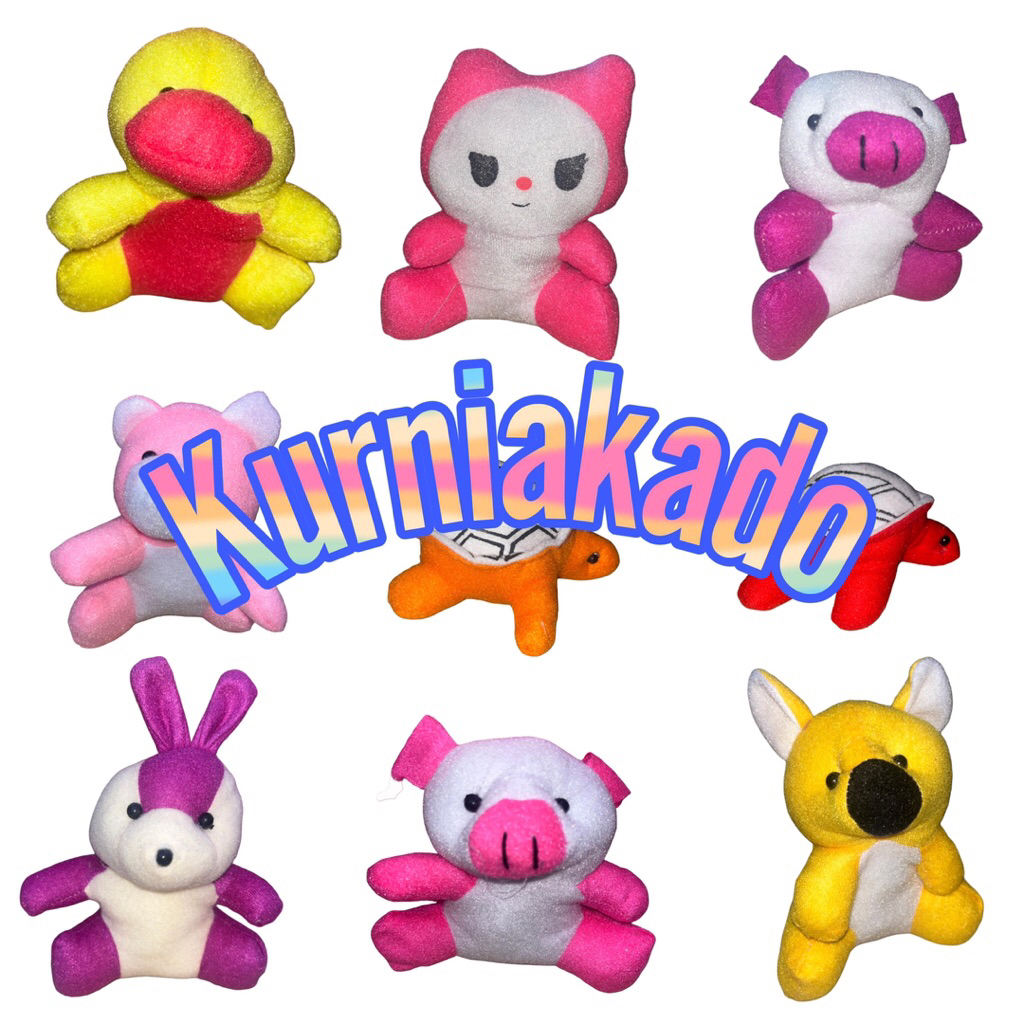 Boneka Mini obral lucu buket kecil murah boneka mesin capit boneka mini pasar malam SNI kurnia kado