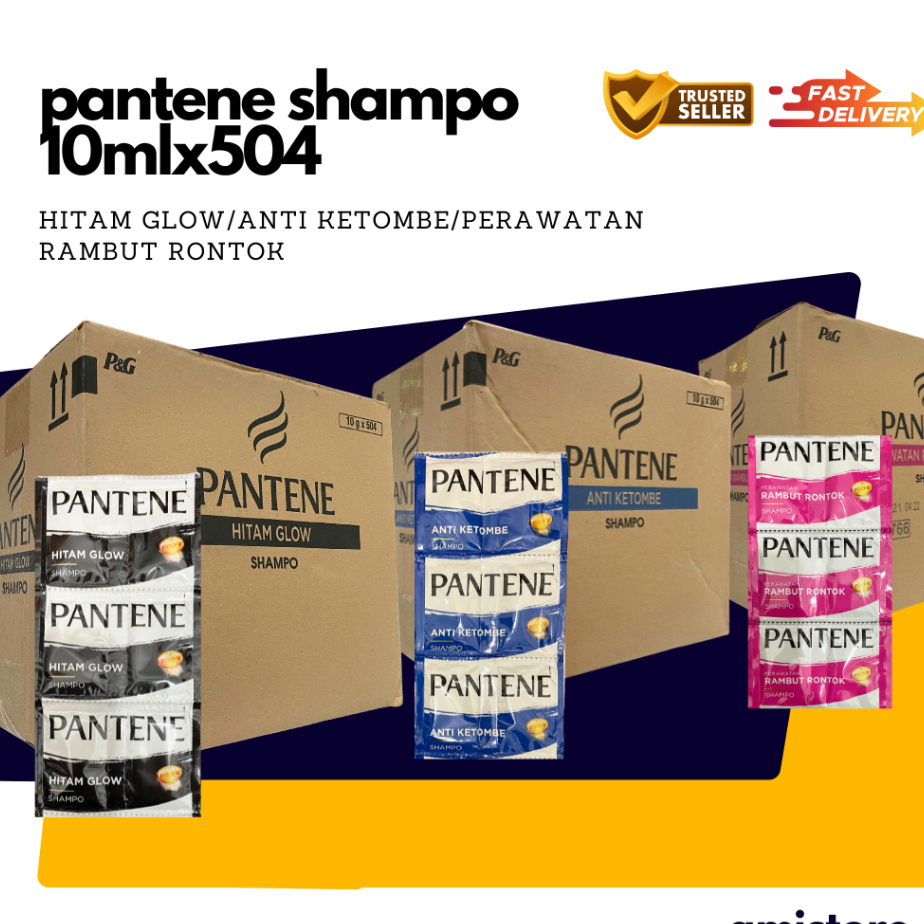 pantene shampoo sachet jual per dus isi 42 renceng