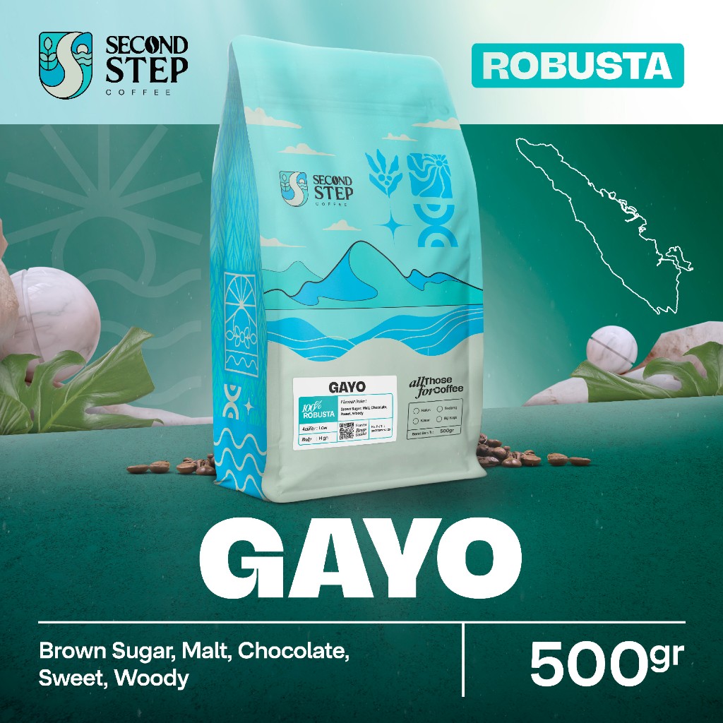 

Biji Kopi Bubuk Robusta Gayo Aceh Coffee Roast Beans Espresso Tubruk 500gr