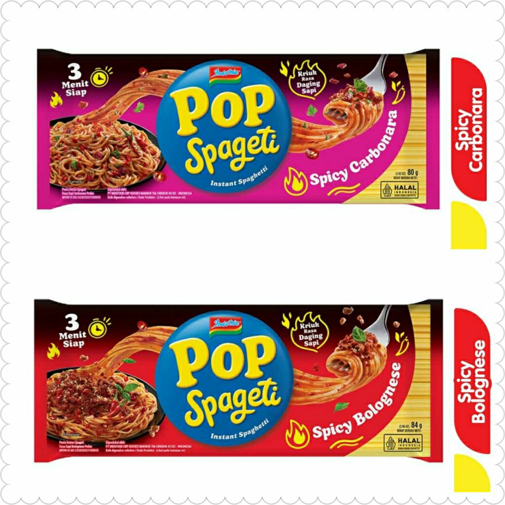 

INDOMIE POP SPAGETI CARBONARA / BOLOGNESE 84gr