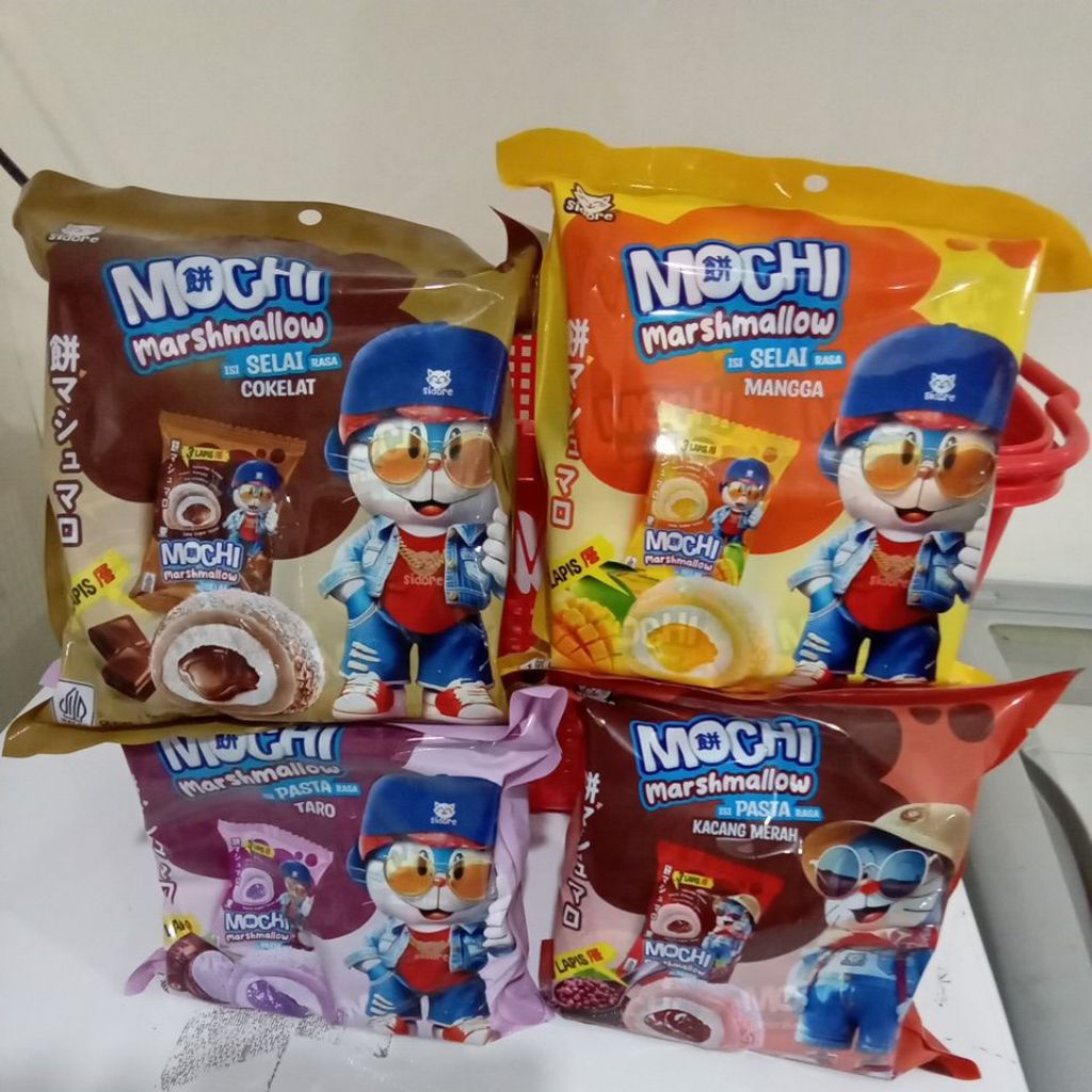 

mochi marsmallow isi selai rasa isi 8 pcs×25g