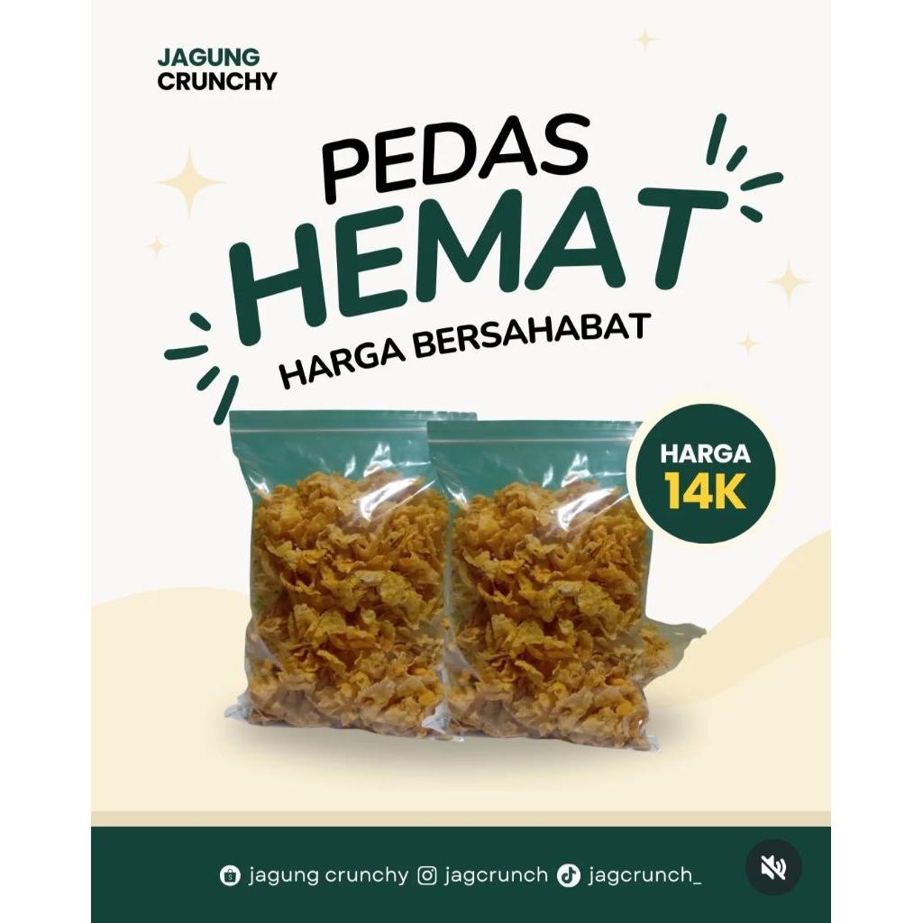 

Kripik Jagung Pedas Manis Gurih
