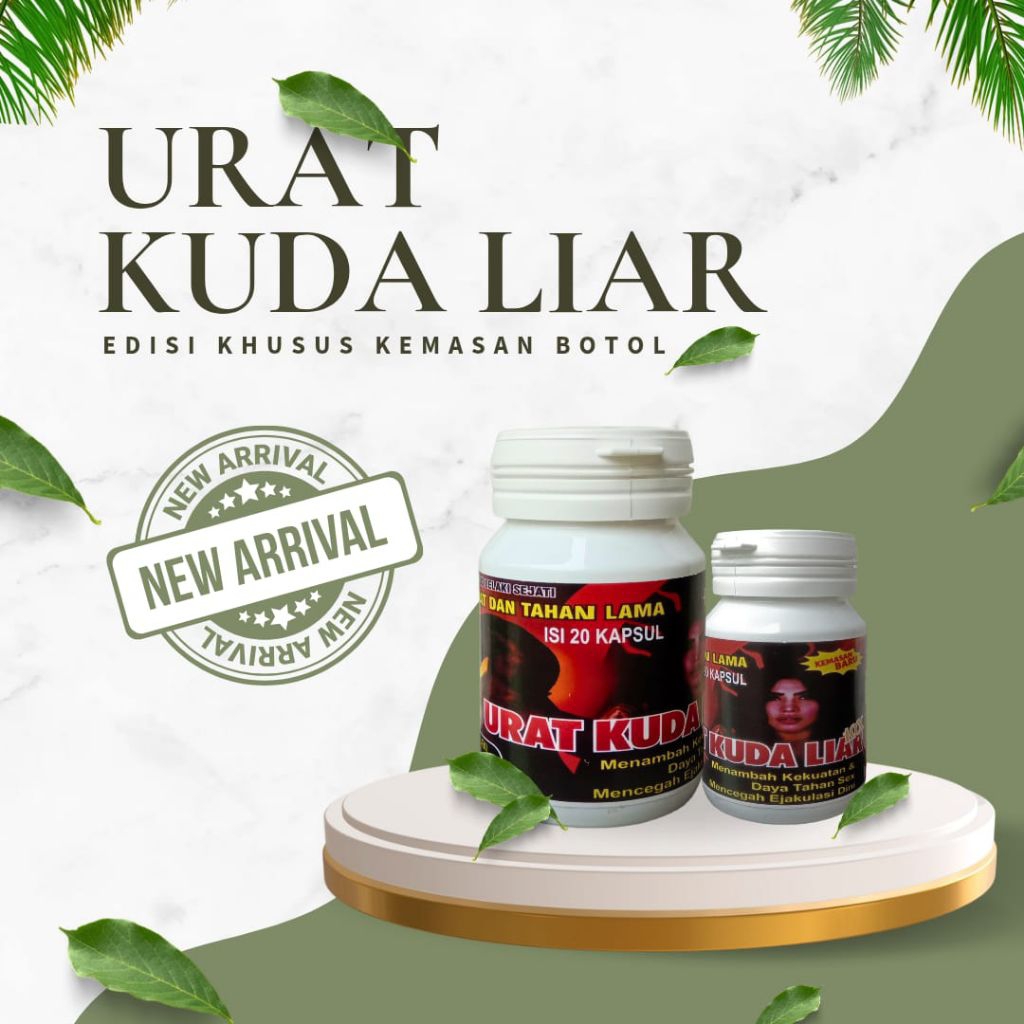 URAT KUDA LIAR ORIGINAL EDISI BOTOL ISI 20 KAPSUL