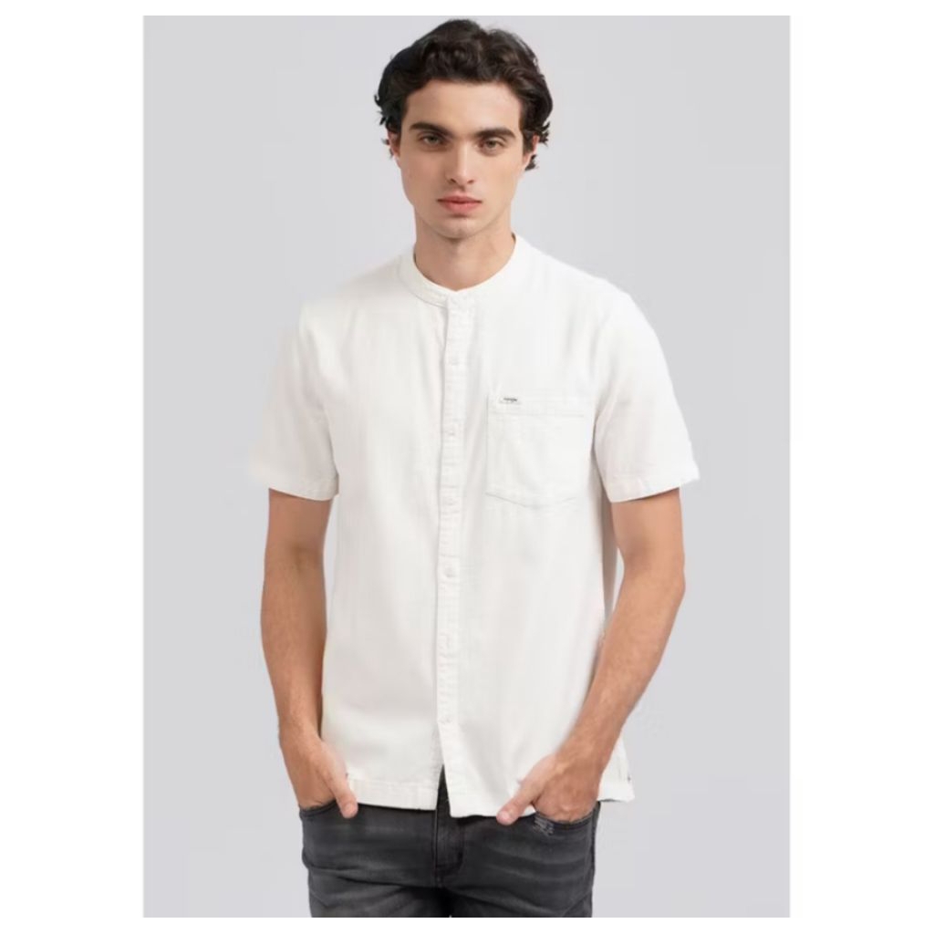 Kemeja Koko Wrangler Original EDGAR 01P25 ECRU