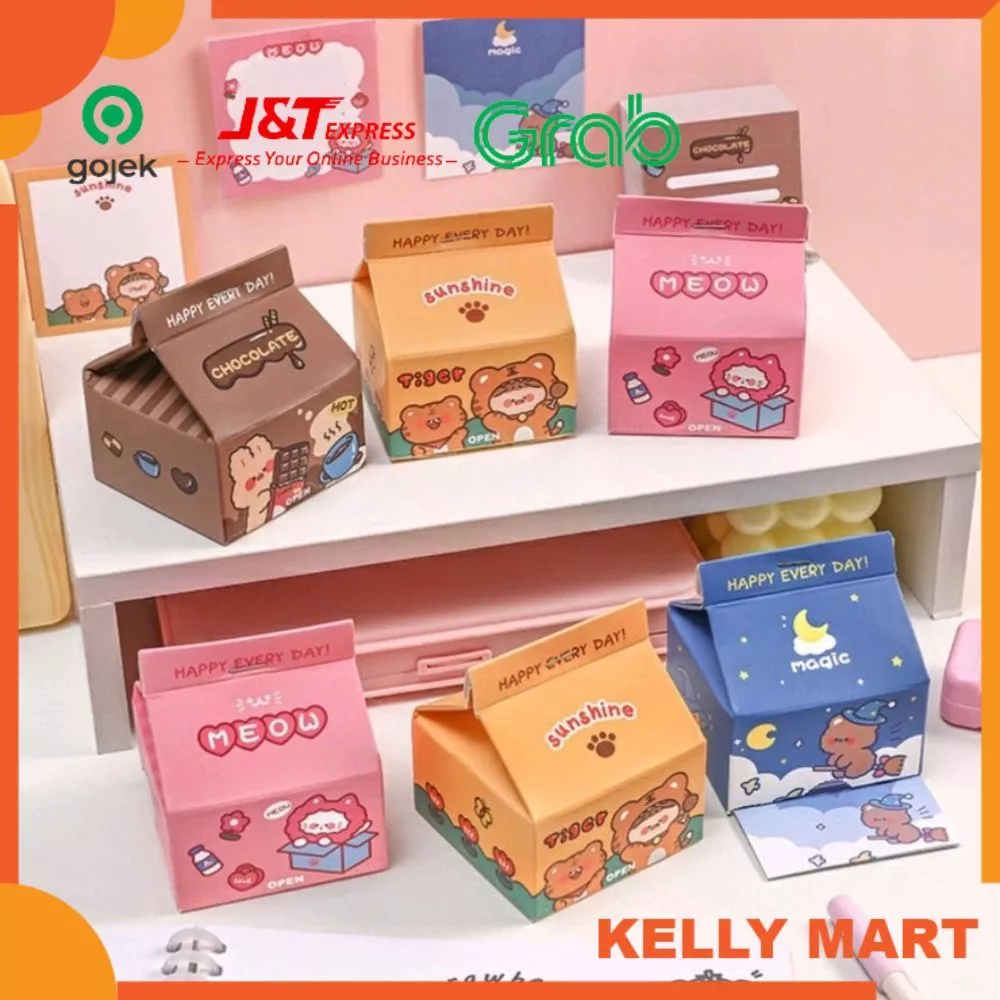 

Sticky Note Milky Box Memo Pad Kotak Susu 200lembar / Memo Pad Kotak Susu 200 lembar