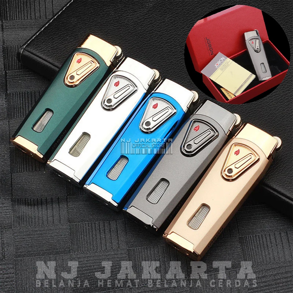 Mancis Korek Roda Api Las JOBON Double FireLIghter Jobon ZB-586 / Korek Gas / Korek Jobon