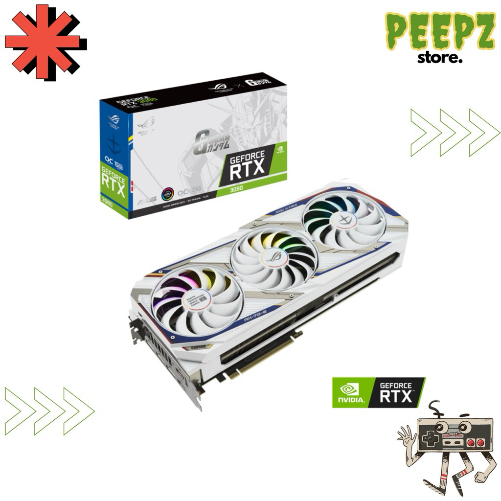 ASUS ROG STRIX GAMING GeForce RTX 3080 OC 10GB GDDR6X GUNDAM EDITION