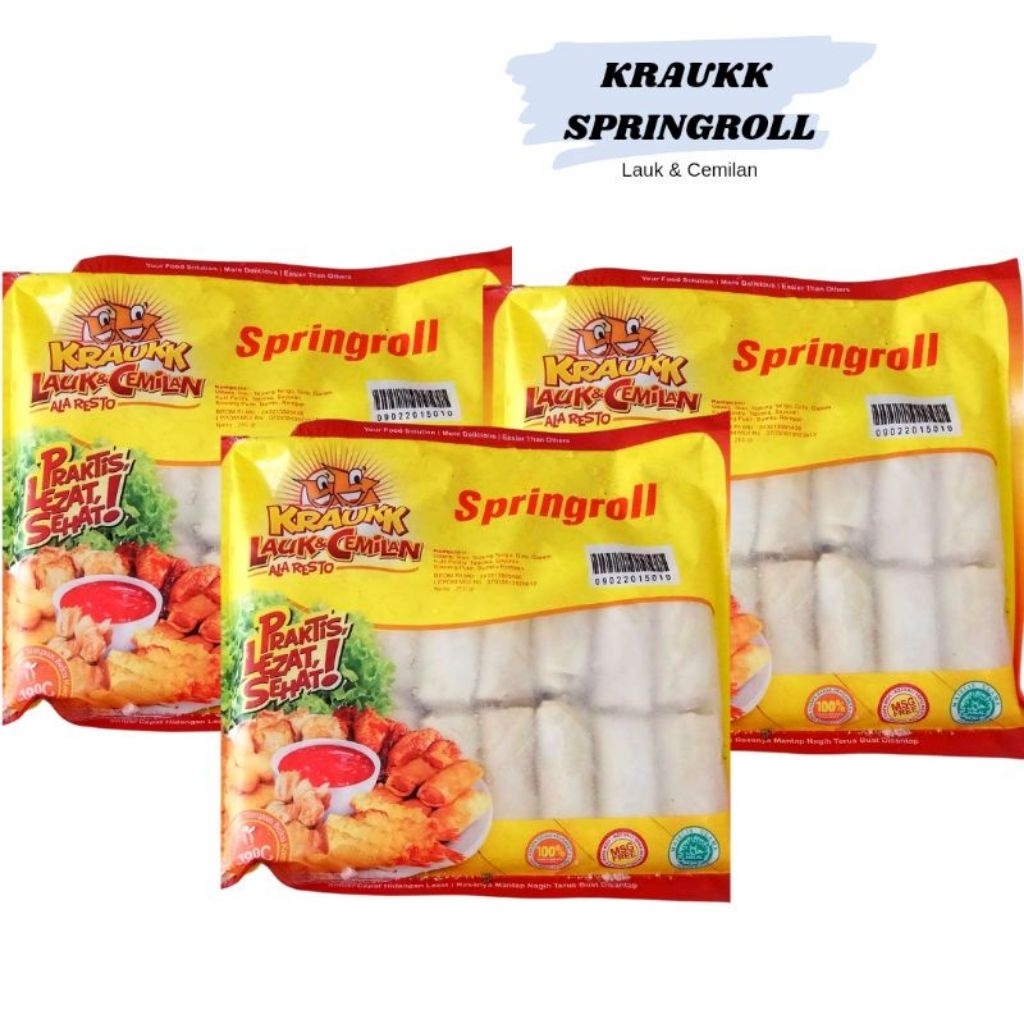

Kraukk springroll 250 gram
