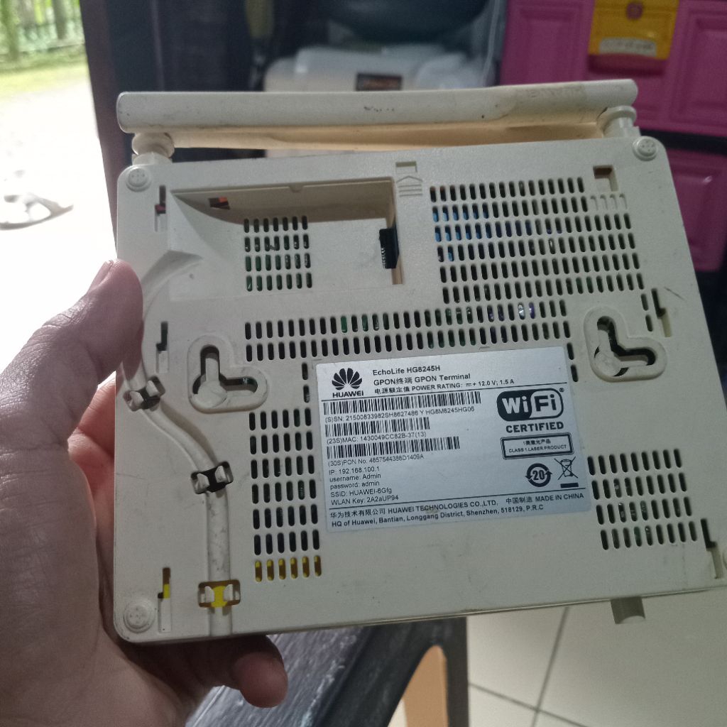 router wifi huawei normal bekas pakai