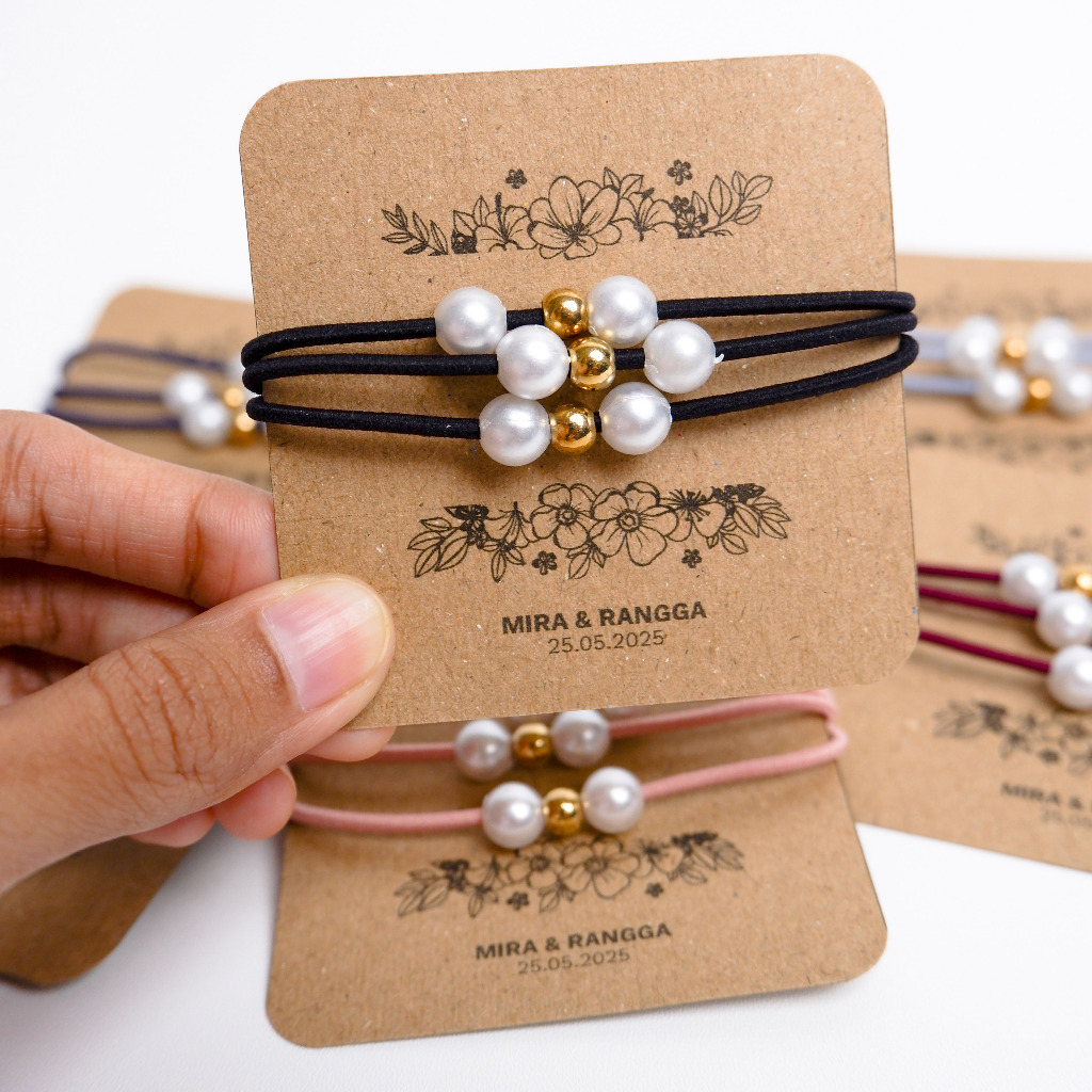 Souvenir Pernikahan Rustic | Wedding Souvenir Ikat Rambut | Gift Nikahan