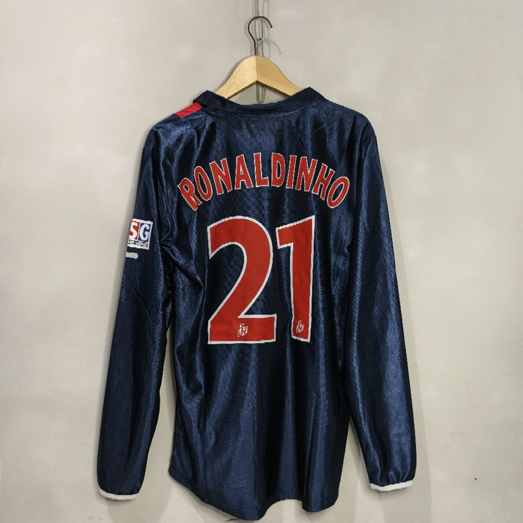 JERSEY BOLA RETRO LS PSG HOME 01/02 LONGSLEVEE GRADE ORI PREMIUM IMPORT VINTAGE JERSEY