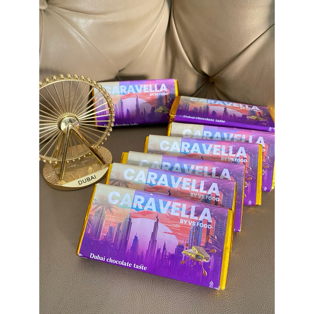 

Caravella Coklat Dubai Kunafe Chocolate Dubai Taste 230gr