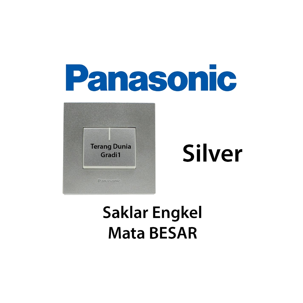 Saklar Tunggal Silver Panasonic Saklar Engkel Silver Panasonic Saklar Silver Panasonic Cetrekan Lamp