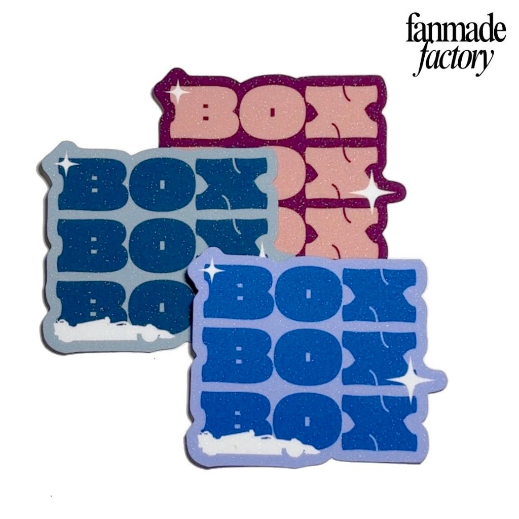 

Box Box Box Formula 1 F1 Glitter Die Cut Sticker Vinyl Waterproof Stiker Anti Air