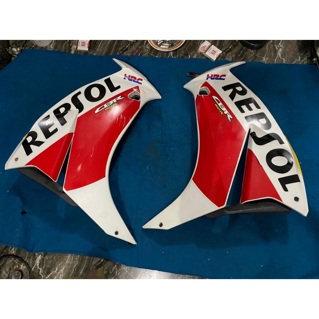 Fairing fering sayap kanan kiri honda cbr 150 r old lampu 2 non led k45a original
