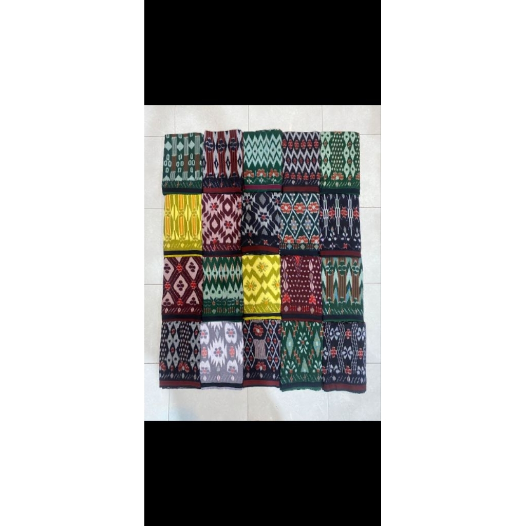 Sarung tenun Goyor/Toldem khas Tegal