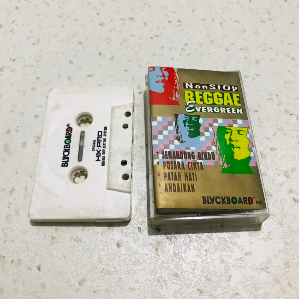 Nonstop Reggae - Evergreen - Kaset Pita Original