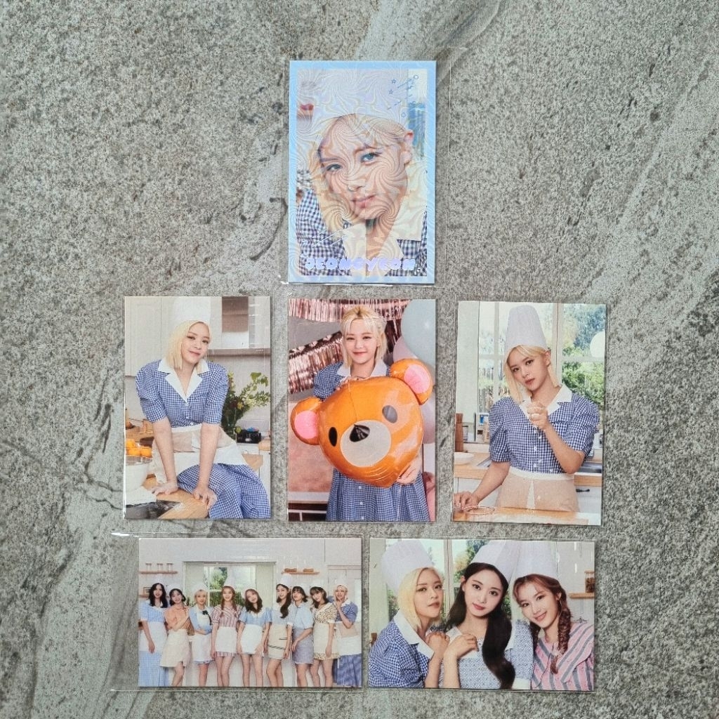 (OFFICIAL) Photocard TWICE Anniversary 6th Jeongyeon Sana Tzuyu