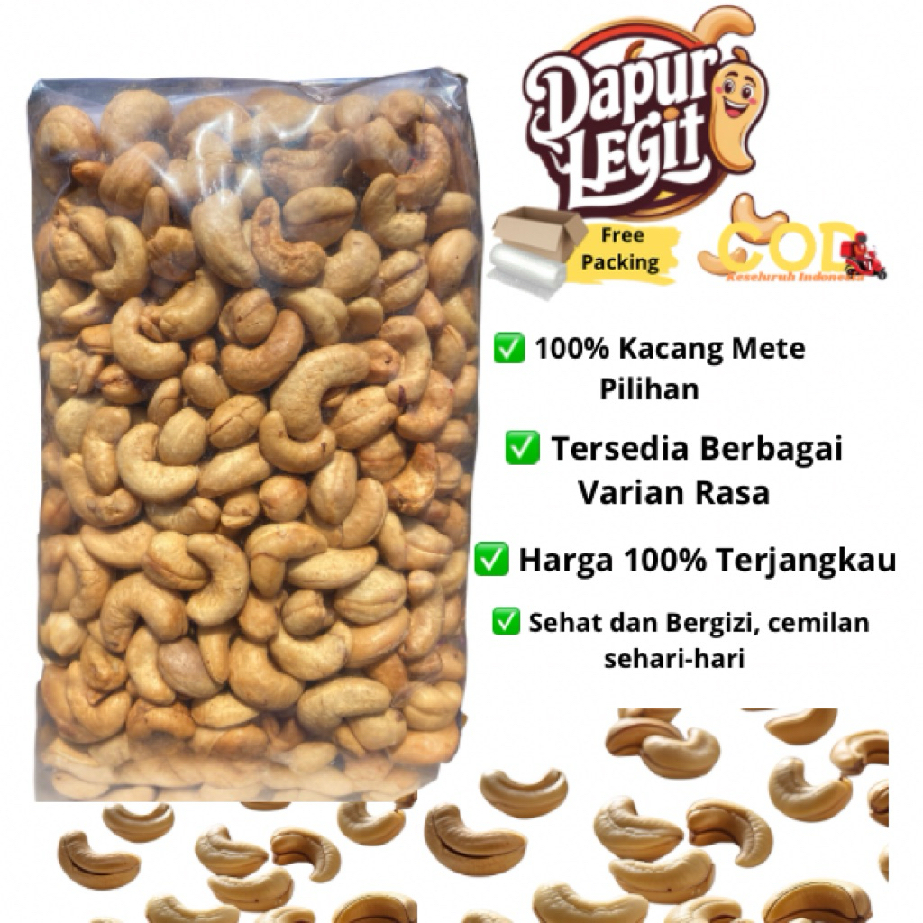 

KACANG METE MATANG VARIAN RASA Kacang Mete Panggang Oven Kacang Mete Matang Goreng Mete Asli Wonogiri