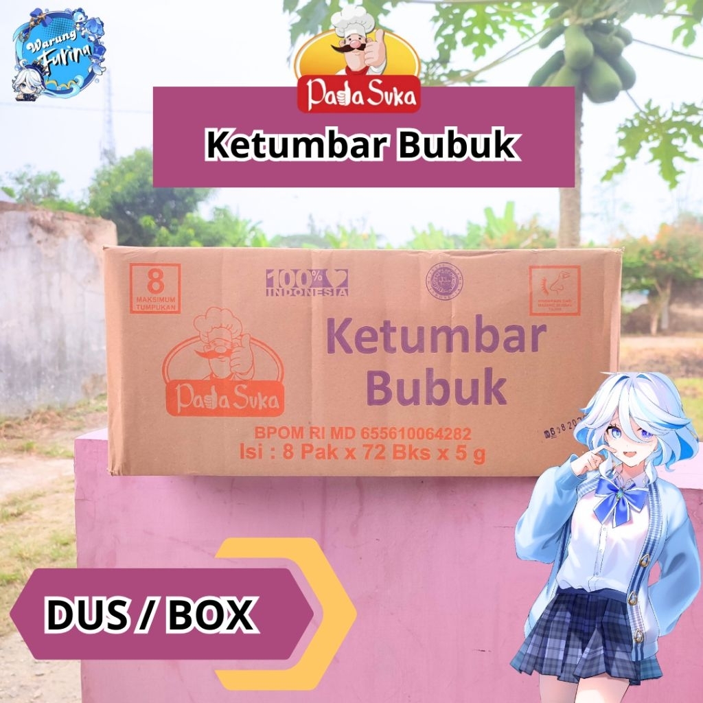 

Padasuka Ketumbar Bubuk Sachet 5gr | Dus/Box