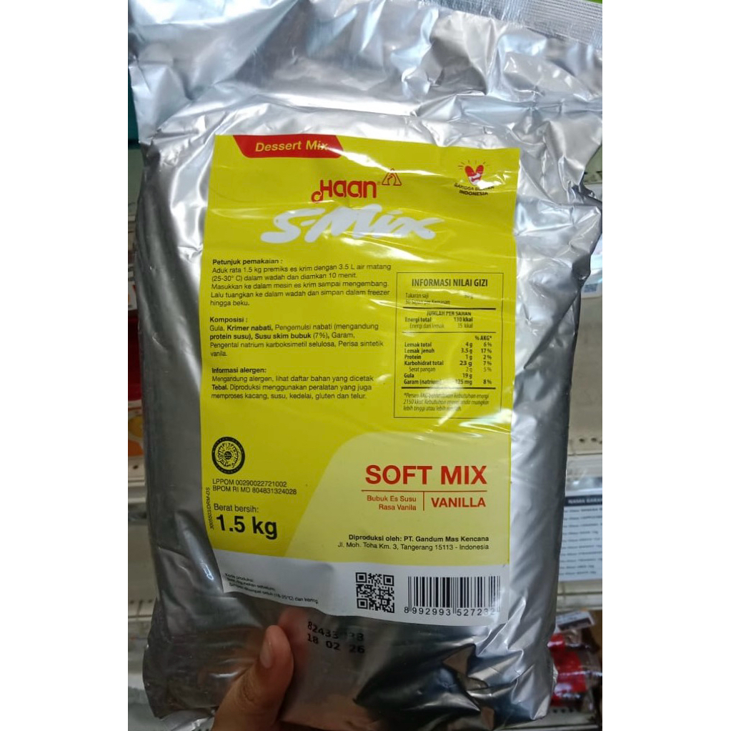 

Bubuk Es Krim Haan Vanilla 1,5kg