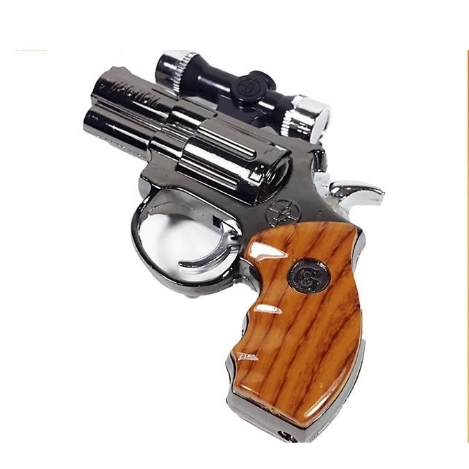 Korek Api Pistol Gas Bara Multifungsi Laser Senter Lighter