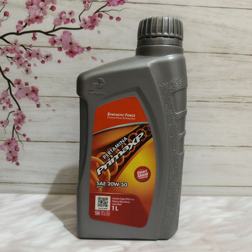 OLI MESIN PRIMA XP 1 LITER SAE 20W-50 OLI PELUMAS MESIN MOBIL BENSIN