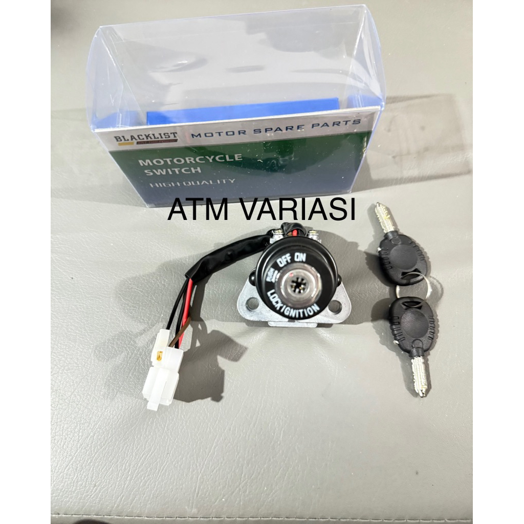 KUNCI KONTAK MOTOR VARIASI KEMBANG ANTI MALING MODEL BINTANG NINJA 150/R/RR/SS VIXION OLD/NEW RX-KIN