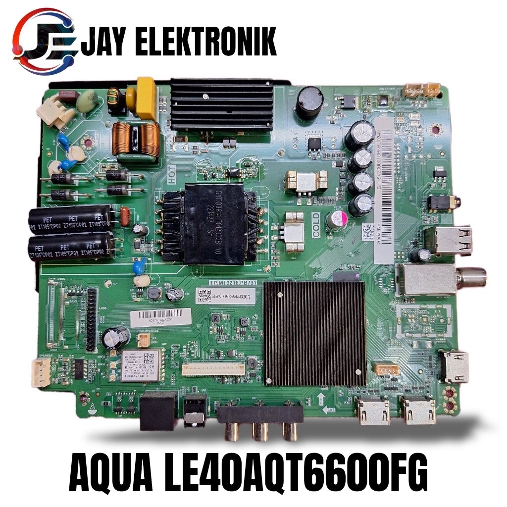 MB / Mobo / Mainboard / Motherboard Tv Aqua LE 40AQT6600FG 40AQT6600