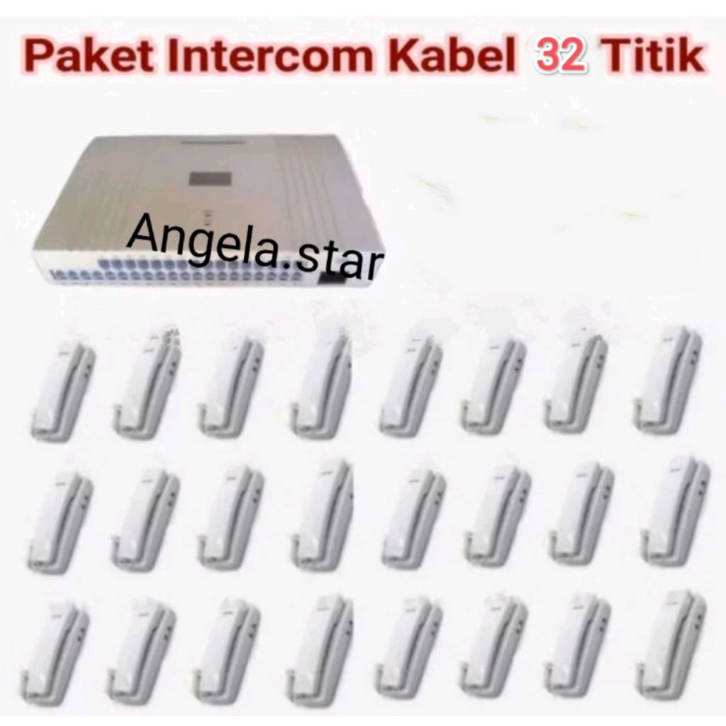 Intercom Kabel 32 Chennel (Pesawat Telepon)