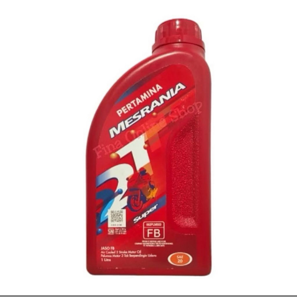 Oli Samping Mesran 2-Tak 1 Liter SAE 20 - Oli Mesin Motor 2 Tak Berkualitas